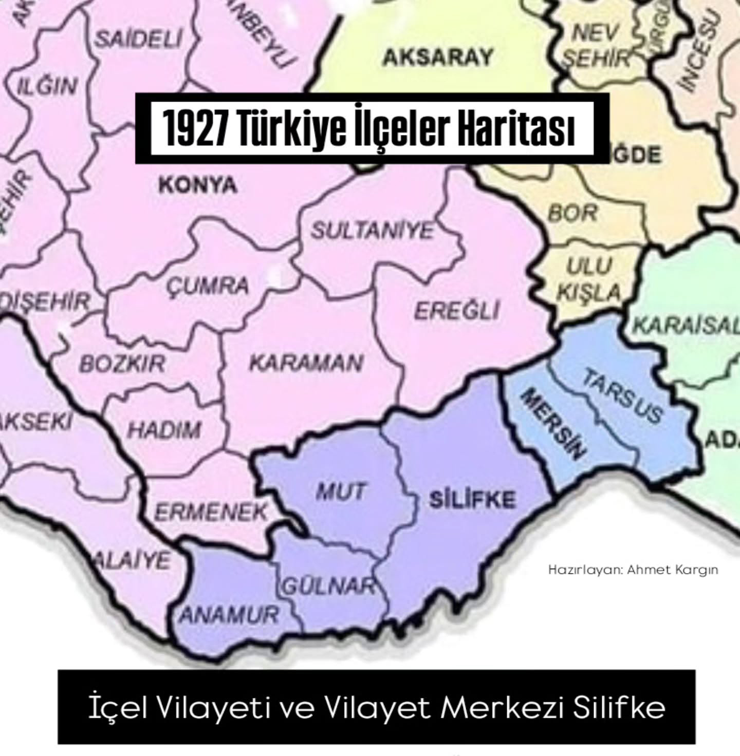 İç-İl (İçel)’İn İdari Durumu